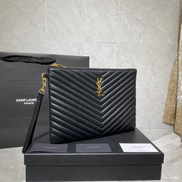 Rep ladies REP MONOGRAM CLUTCH YSL 0708